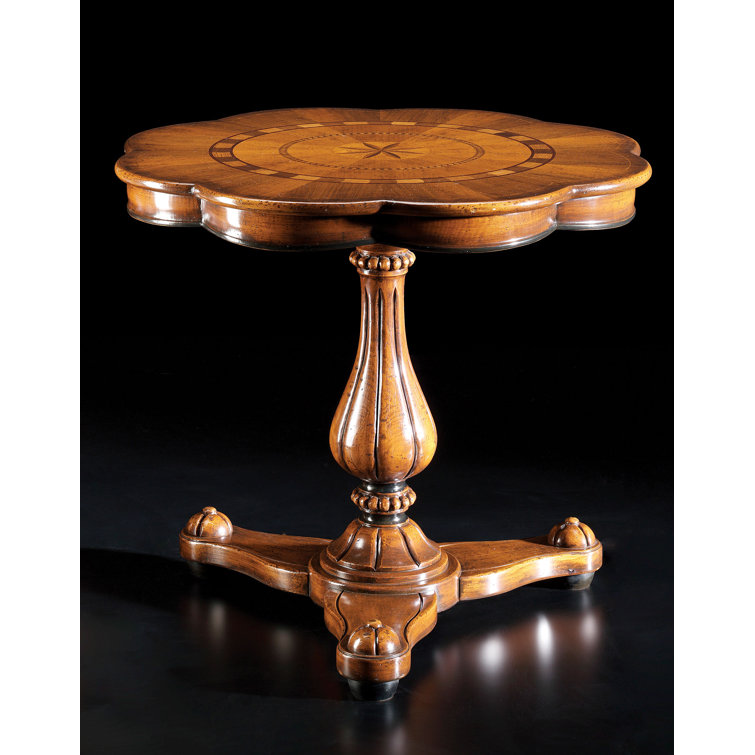 David Michael Solid Wood Top Pedestal End Table with Storage Wayfair